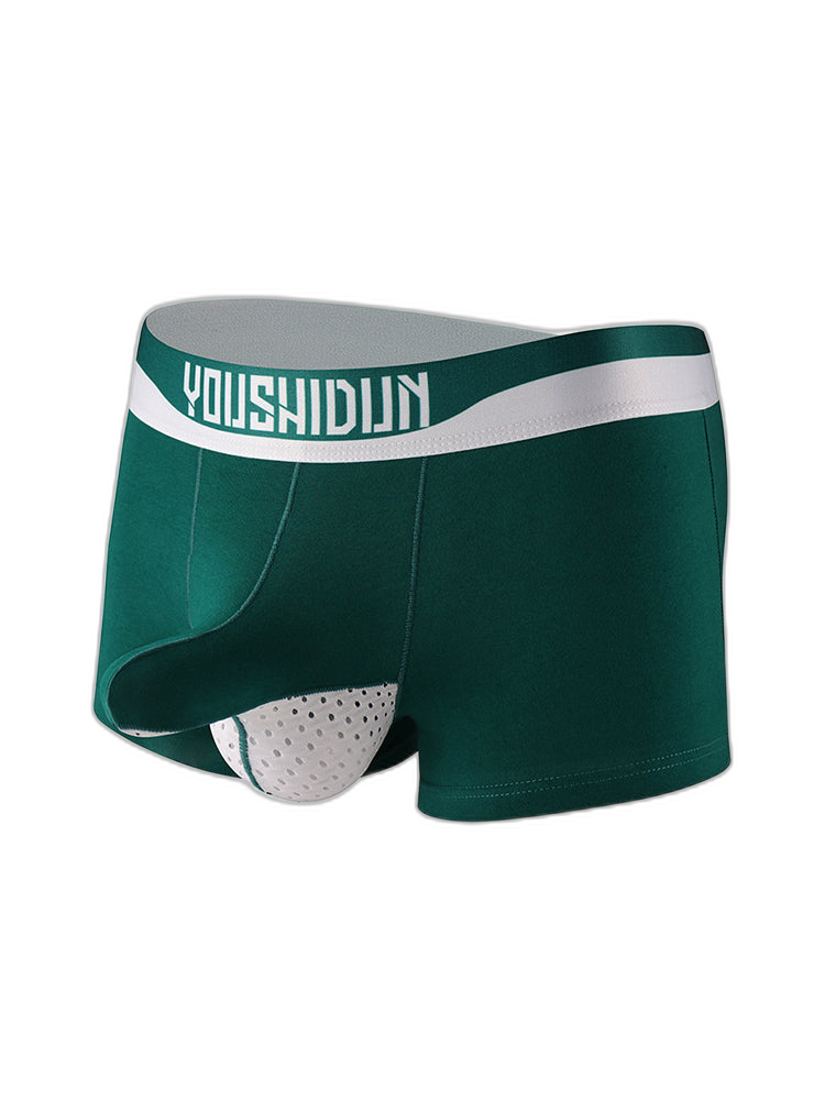 3 Pack Men's Comfy Cotton Dual Pouch Underwear