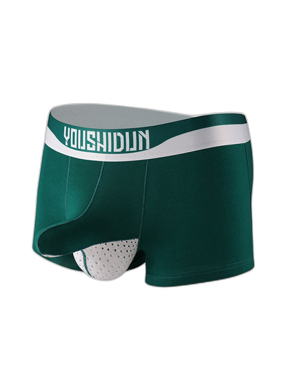 3 Pack Men's Comfy Cotton Dual Pouch Underwear