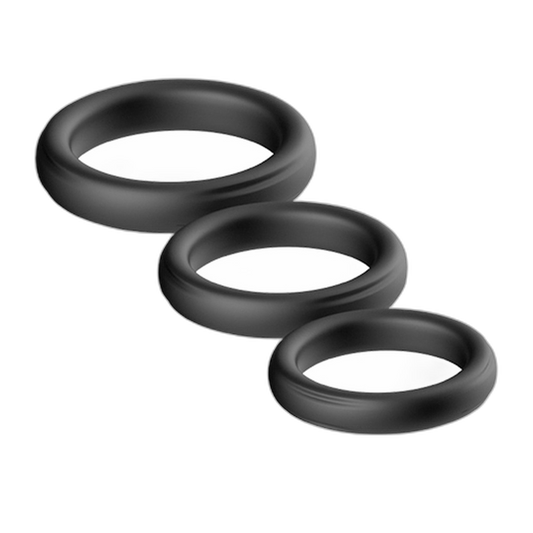 ruff GEAR Pure Silicone Stay Hard Cock Ring Set