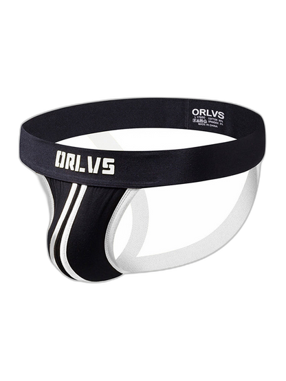 3 Pack Men's U-Pouch Striped Sexy Jockstraps