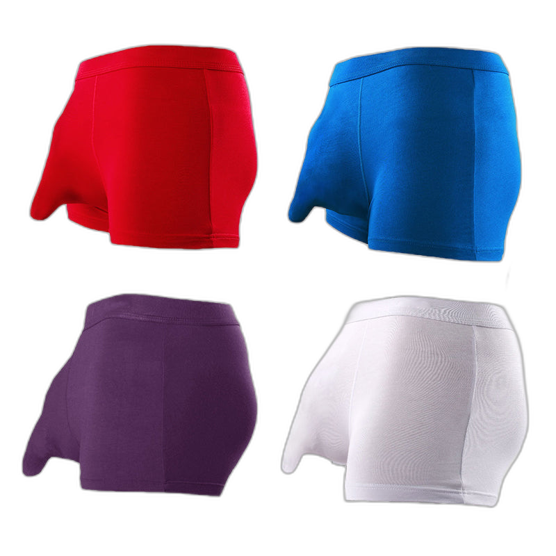 4 Pack Modal Separate Pouch Men's Underwear