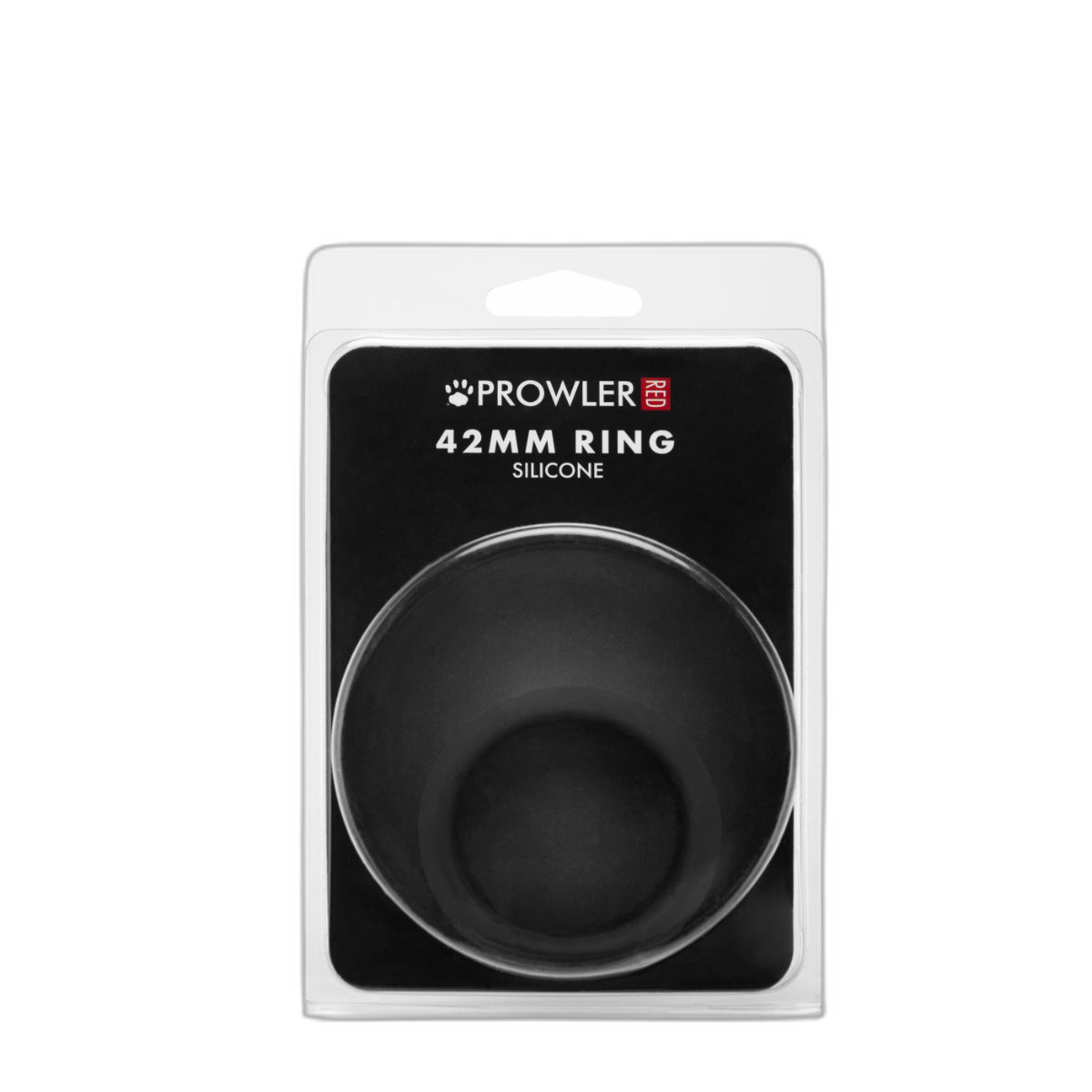 Prowler RED Silicone Cock Ring Black 42mm