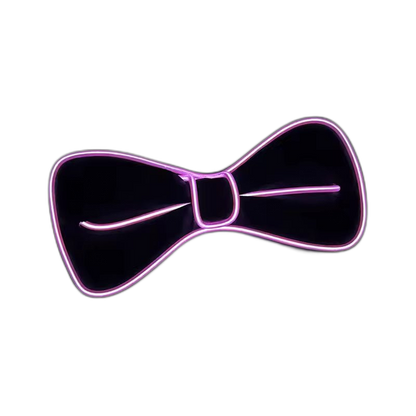 Neon Tube Bow Tie