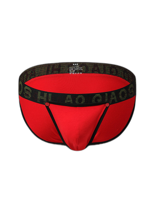 3 Pack Men's Large Pouch Button Waistband Briefs