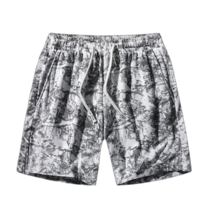 Washed Camo Corduroy Shorts