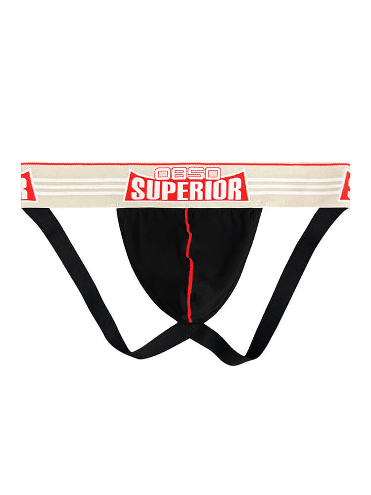 Men's Sexy Wide Belt Cheek-Exposing Cotton Thong