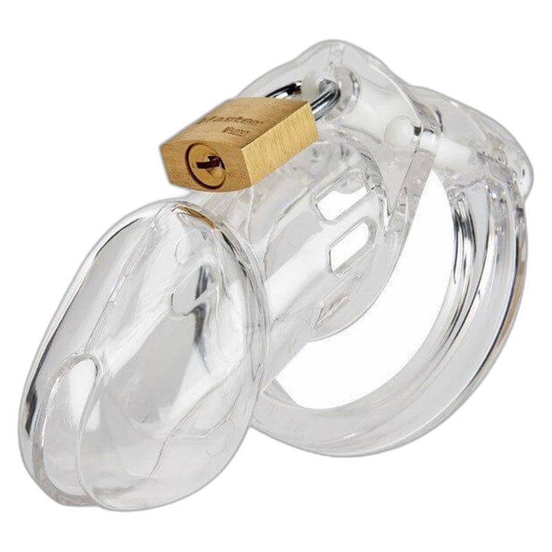 LOCK4D Original Chastity Cage S/M Clear