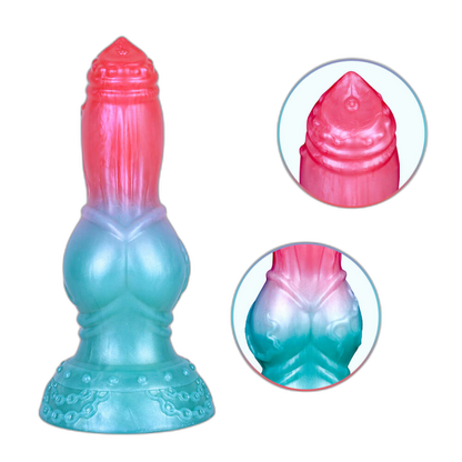 Remy - 7.9 Inch Fantasy Dildo - Dog Knot Dildo - Animal Dildo - Silicone Dildo