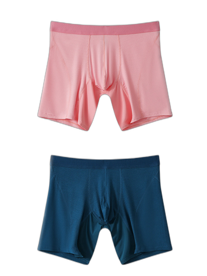2 Pack Men’s Casual Ice Silk Midway Briefs