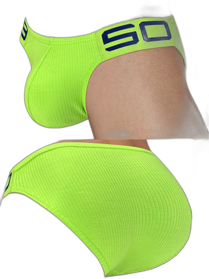 2 Pack Men’s Sexy Threaded Fabric Bikinis