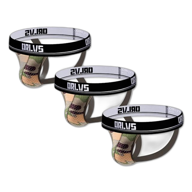 ORLVS Camouflage Mesh Jockstrap (3 Pack)