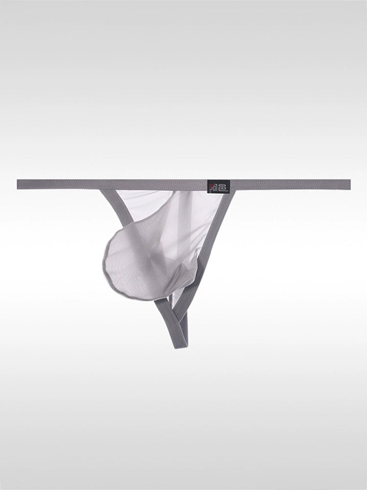 Men's Sexy Thin Ice Silk Low-waist Thong