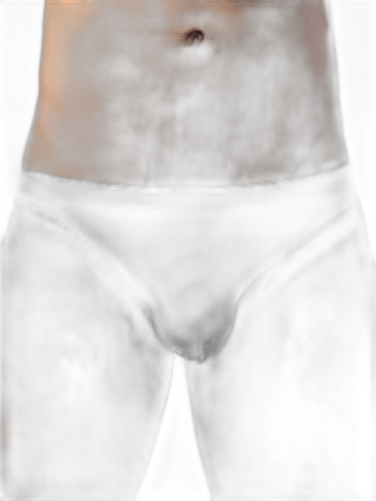 3 Pack Men's Sensual Silk-Like Loose Gradient Color Bikini