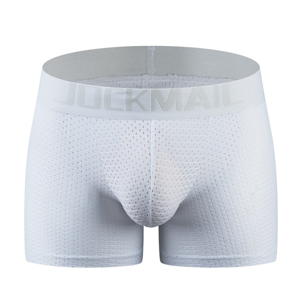 Mesh Padded Sponge Hip Lift Men's Boxer Briefs