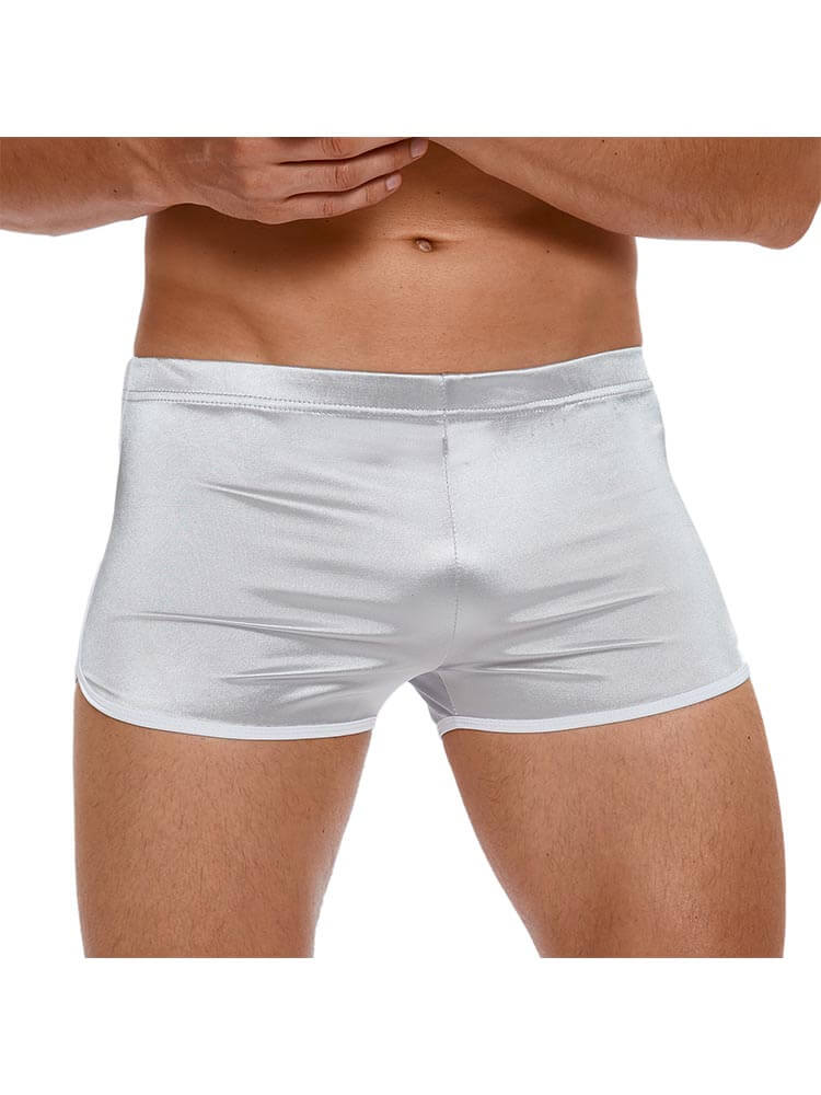 Men's Silky Smooth Elastic Tight-Fit Sports Shorts