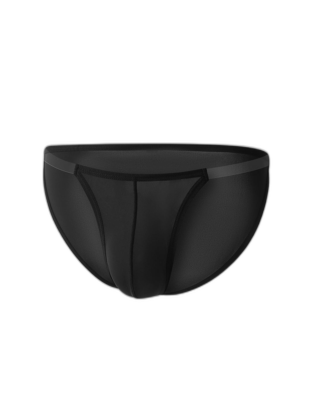 Sexy Spliced Transparent Belt Bikini For Men