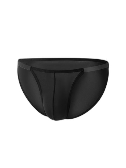 Sexy Spliced Transparent Belt Bikini For Men