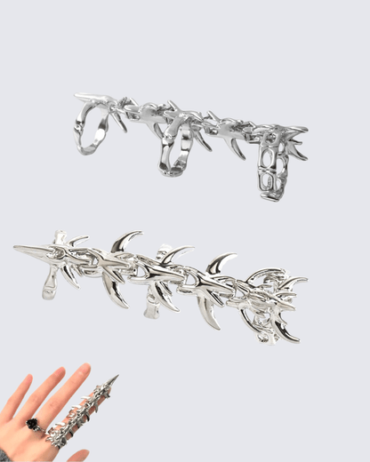 Dragon Spine Ring – Gothic Punk Design