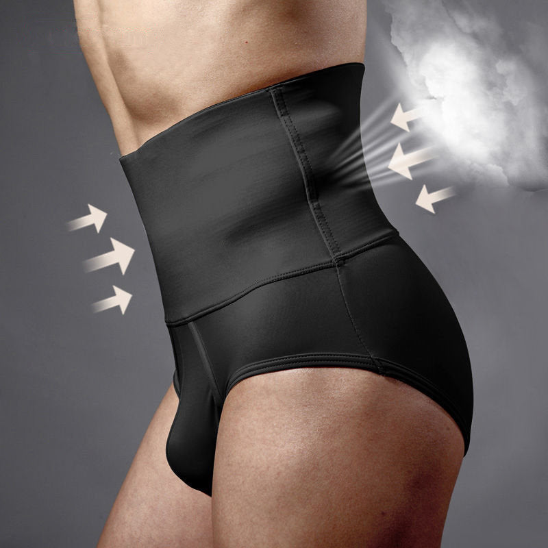 Men Slimming Shapewear High Waist Workout Underwear