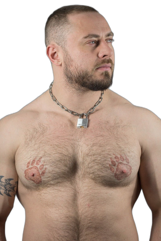 ruff GEAR Pitbull Chain 3mm with 30mm Master Lock