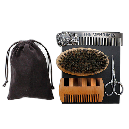 Wooden Beard Care Set