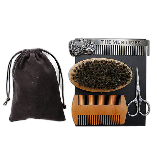 Wooden Beard Care Set