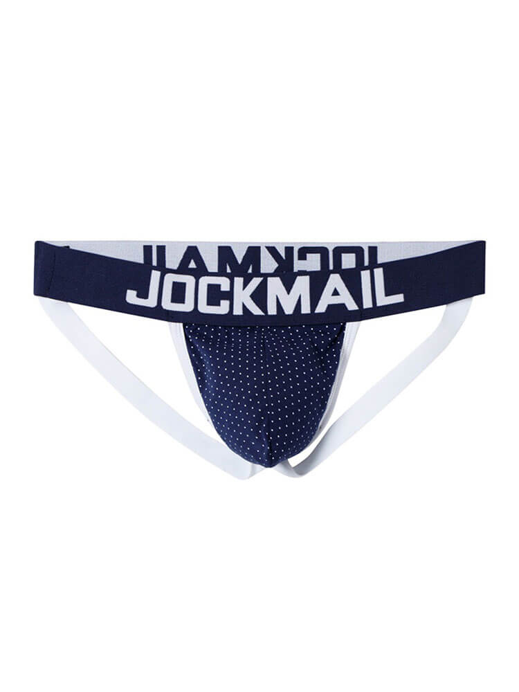 Men's Sexy Printed Low-Rise Cutout Jockstrap