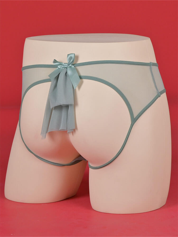 Men's Sexy Bow Japanese-Style Cut-Out Briefs