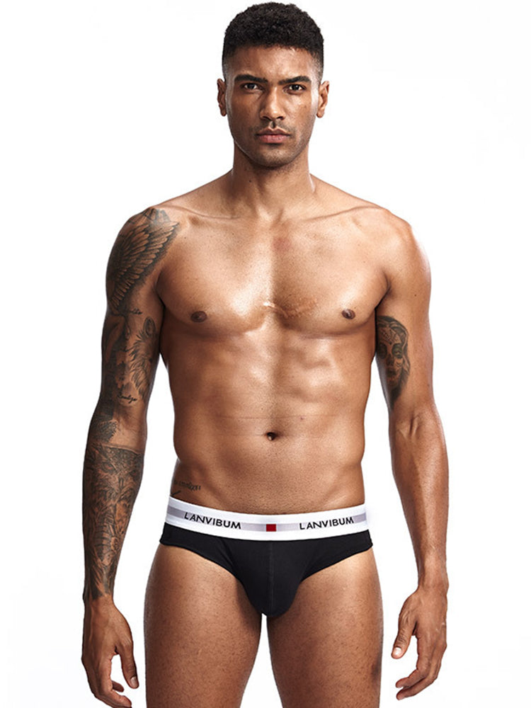 3 Pack Men's Breathable Big Pouch Briefs