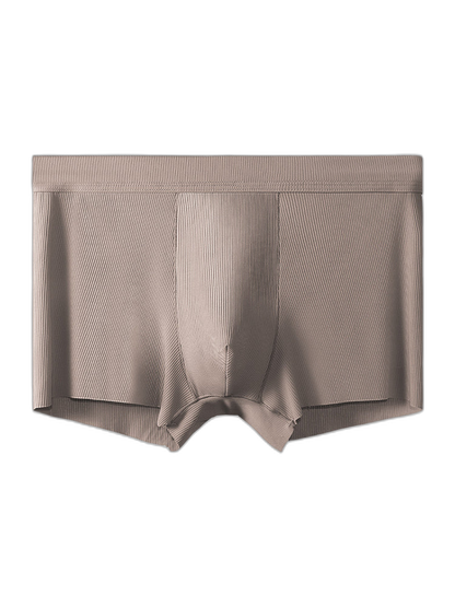 4 Pack Men's Ice Silk Seamless Trunks Underwear