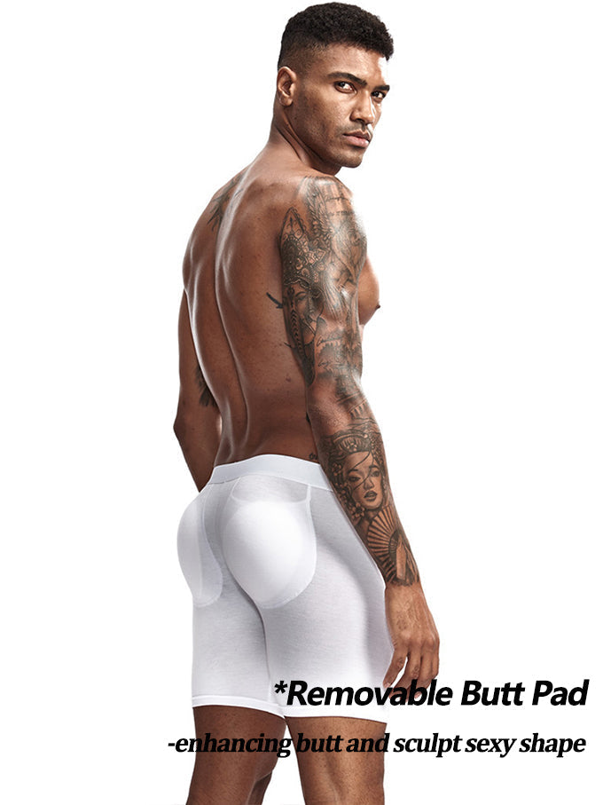 Men's U Convex Boxers Briefs Butt Enhancer Underwear