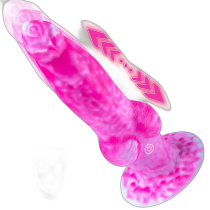 Houndcore - Thrusting Silicone Dildo - Fantasy Knotted Dildo
