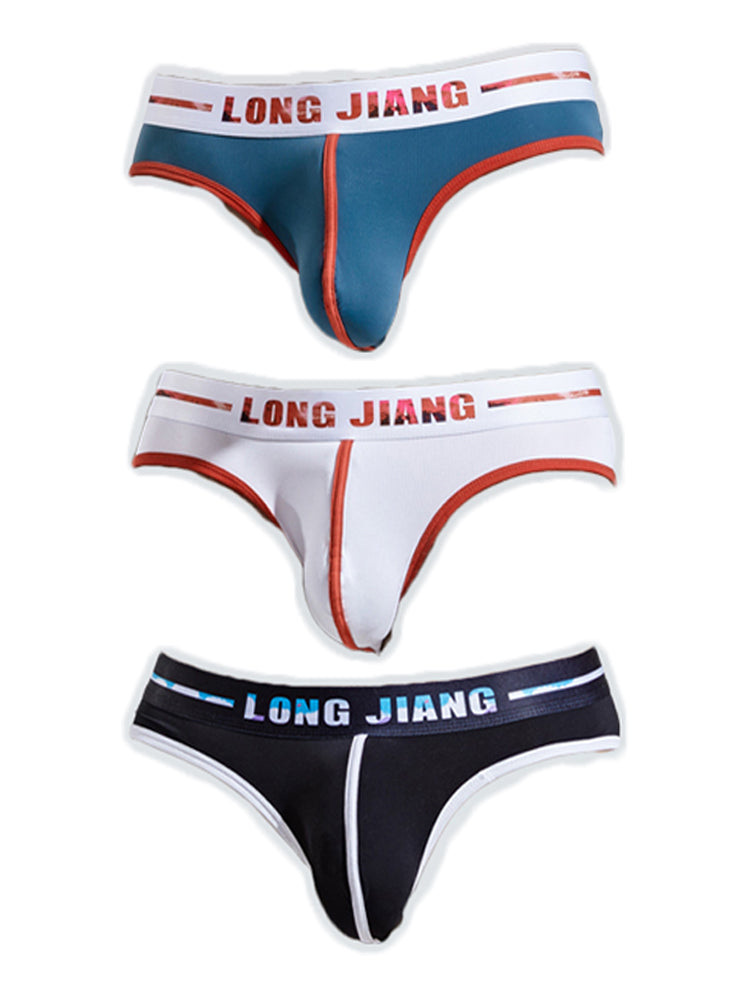 3 Pack Men's Seamless Ice Silk Comfy Underwear