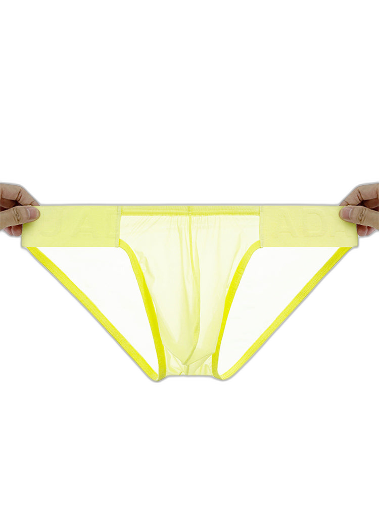 3 Pack Men's Semi-Transparent Comfortable High-Stretch Quick-Dry Bikini