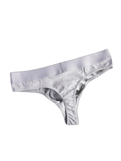 4-Pack Men's Ultra-Soft Cotton Mid-Rise Stay-Put Fit Seamless Thong
