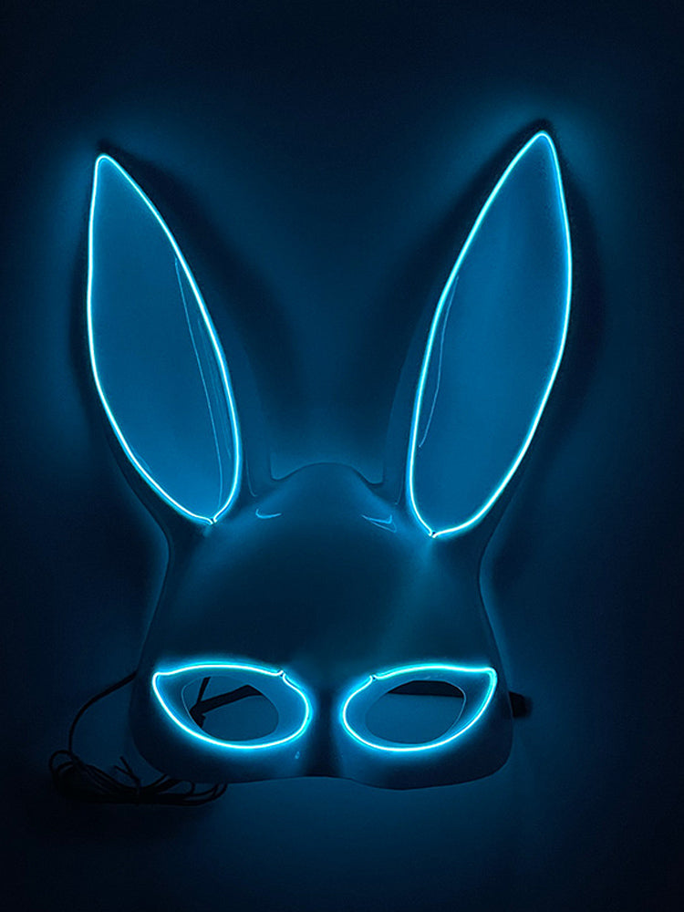 Led Half Face Bunny Mask