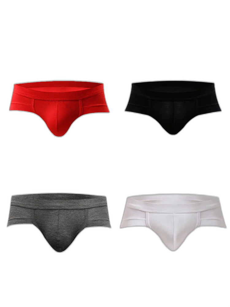 4 Pack Modal Soft Breathable Support Pouch Underwear