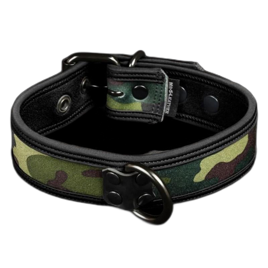 Mr S Leather NEO Puppy Collar Camo