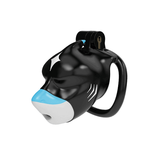 Furrjoi Shark Chastity Cage White
