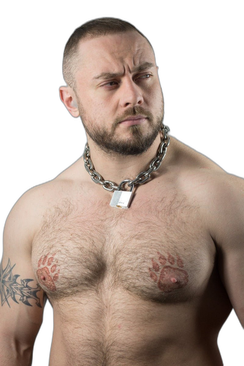 ruff GEAR Pitbull Chain 6mm with 40mm Master Lock