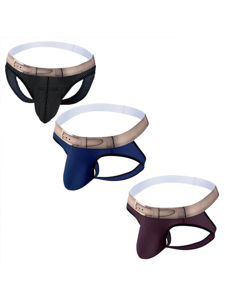 Men's Wide Waist Elastic Hip Lifting Thong