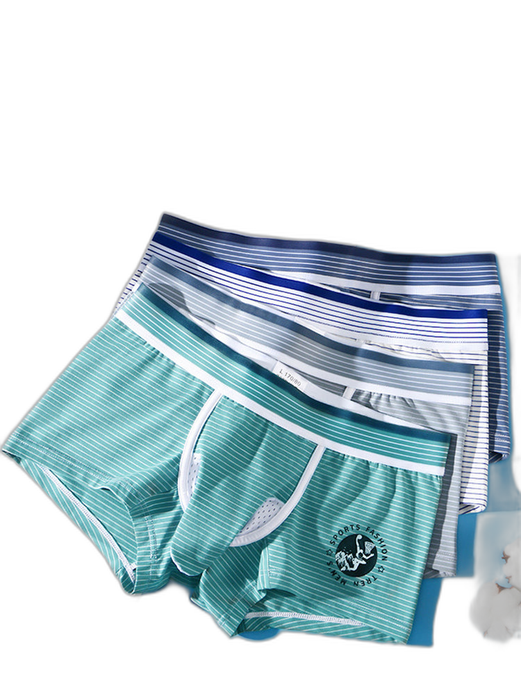2 Pack Men’s Separate Support Pouch Cotton Trunks