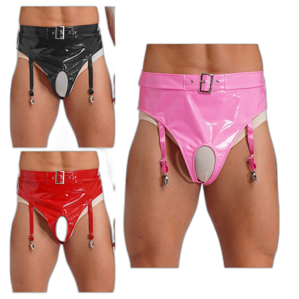 Kinky Glossy Wet Look Fetish Briefs