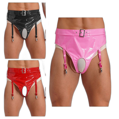 Kinky Glossy Wet Look Fetish Briefs