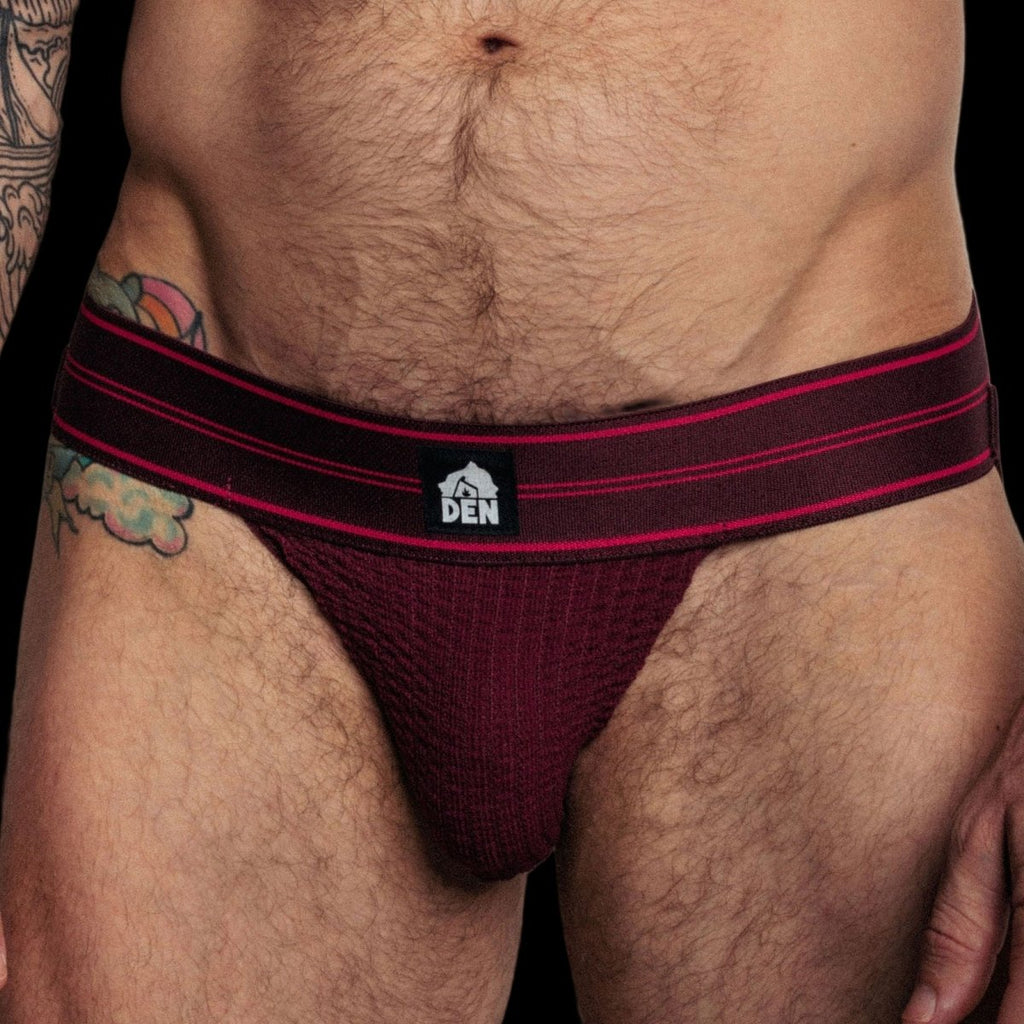 DEN CORE Jock - Burgundy - The Pup Play Hub