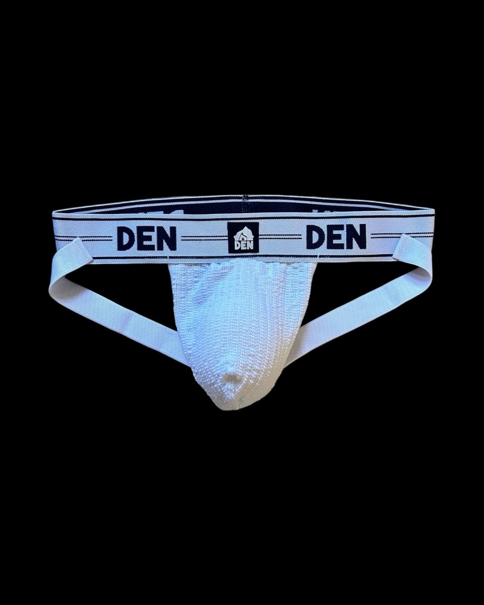 DEN CORE Jock - White - The Pup Play Hub
