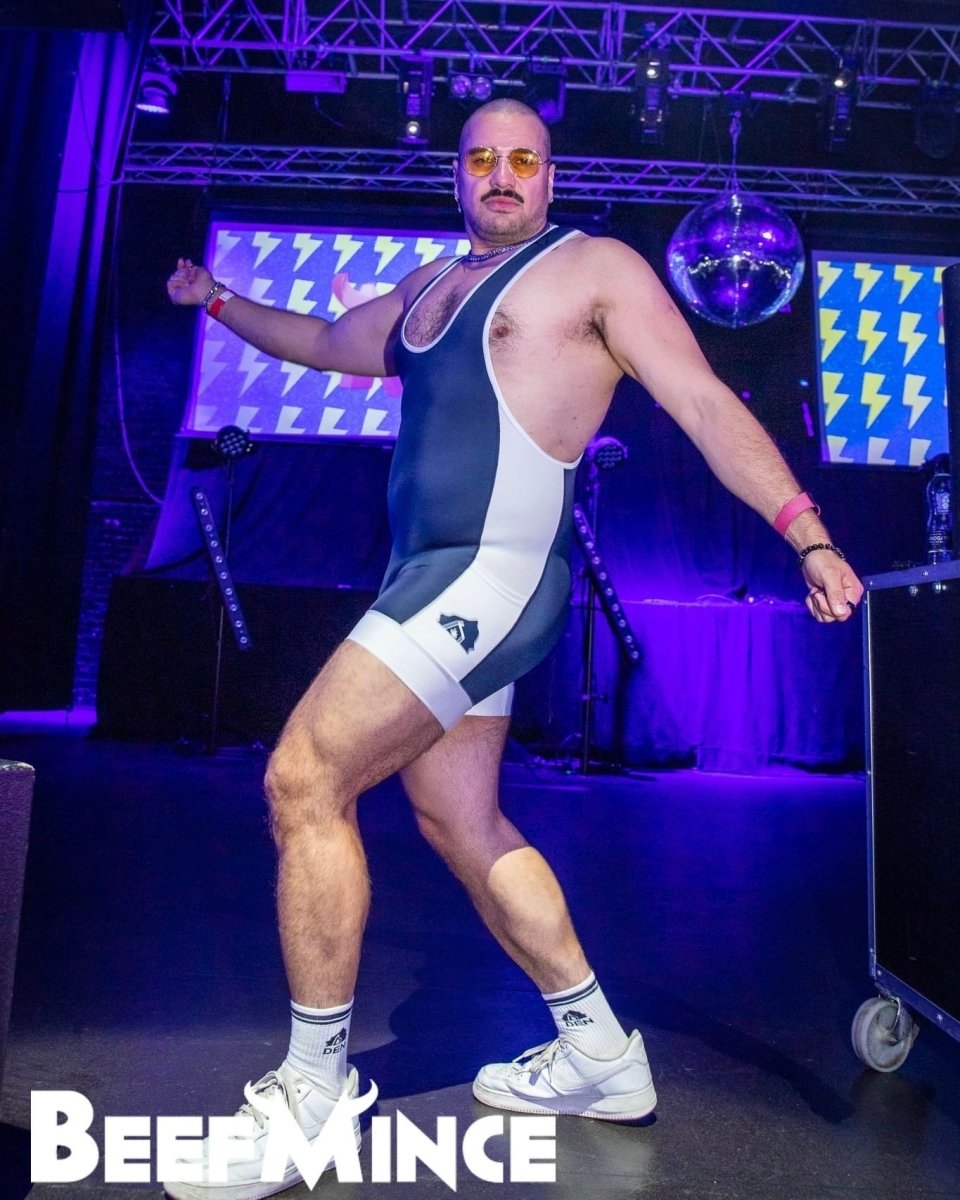 DEN CORE Wrestling Singlet - Navy - The Pup Play Hub