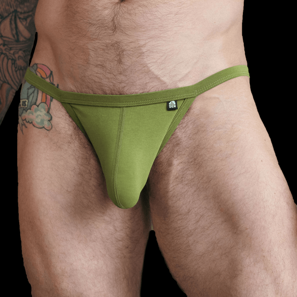 Den Tanga Brief - Olive - The Pup Play Hub