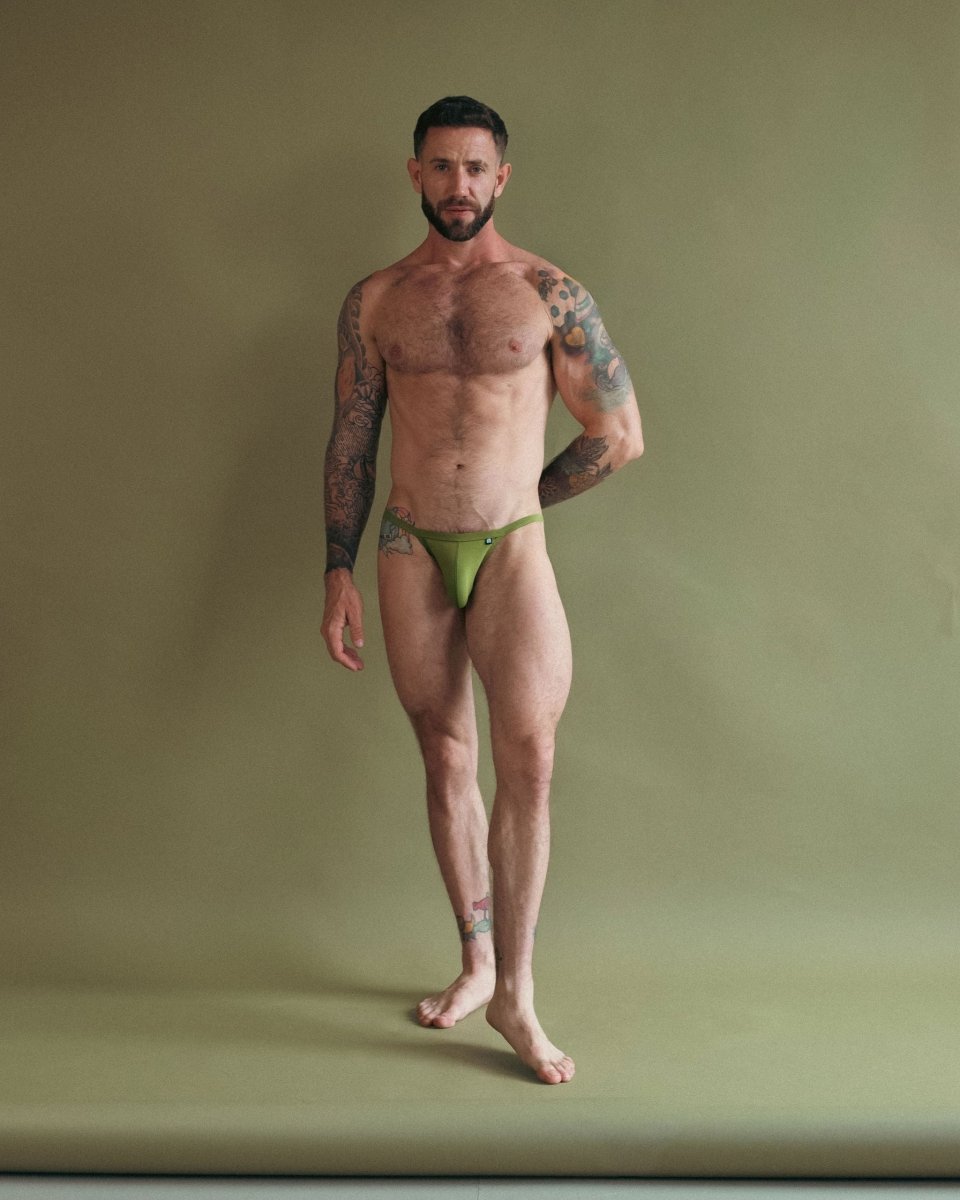 Den Tanga Brief - Olive - The Pup Play Hub