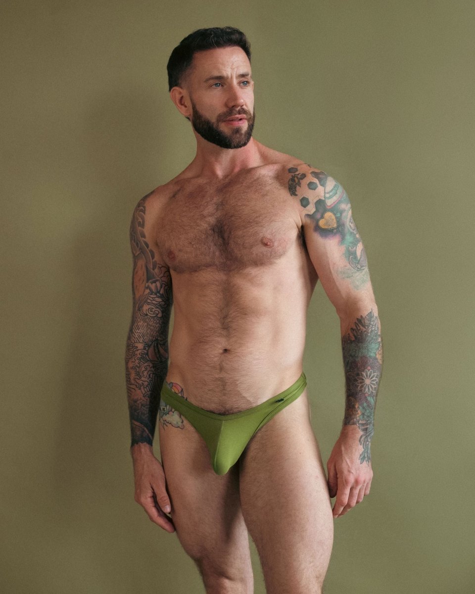 DEN Thong - Olive - The Pup Play Hub